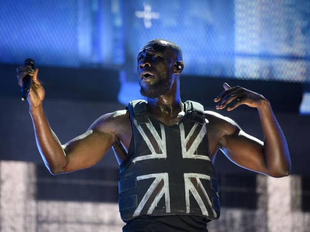 Stormzy proved a hit at his gig in Sheffield last nigh  (Photo by Leon Neal/Getty Images)
