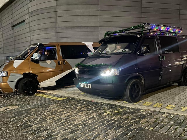 Two Volkswagen Transporters