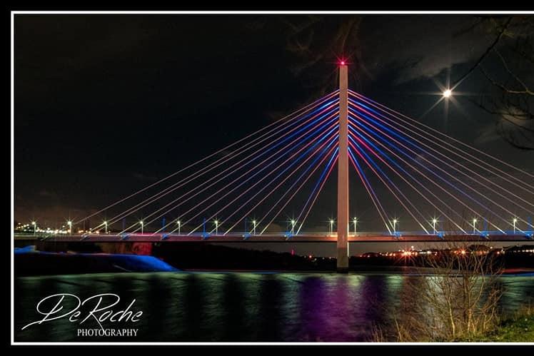 The Northern Spire bridge in all of its glory.