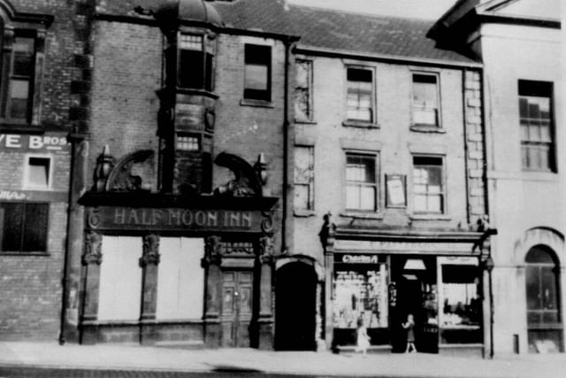 The Half Moon Inn was a drinkers haven in High Street East from 1771 to 1937. But when it closed, an American visitor loved it so much he bought it and had it taken brick by brick to the USA where it was rebuilt. Photo: Ron Lawson, JP.