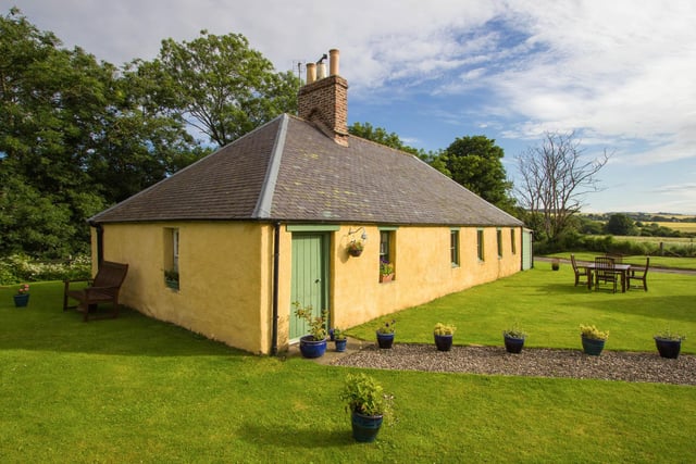 Situated in Logie, near Montrose, Angus, the house was constructed out of a mix of clay, aggregate and straw due to a lack of usable stone in the area