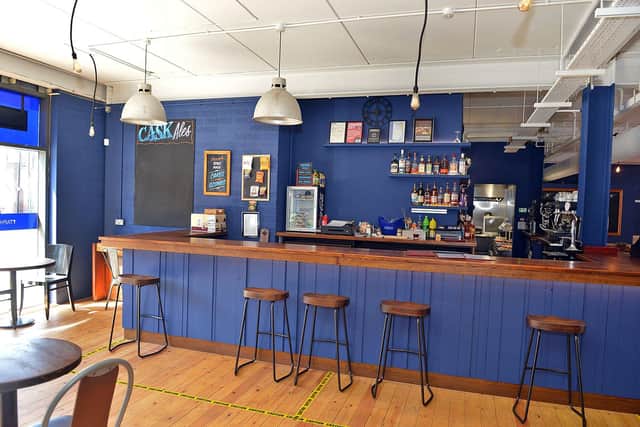 Inside The TapHouse Bar on Alma Street in Kelham Island. Picture: Brian Eyre.