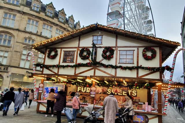 Fudge and Sweets at the Sheffield Christmas Market 2021