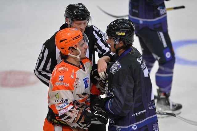 Anthony DeLuca was suspended from playing for Sheffield Steelers in November