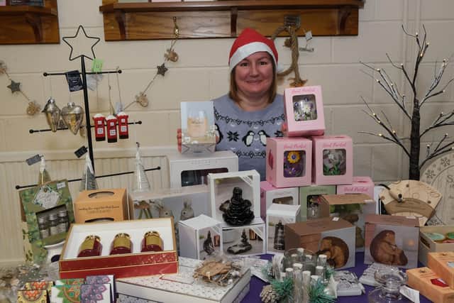 Thornecliffe Christmas fayre - Rebecca Bolton, Just Because Giftware.