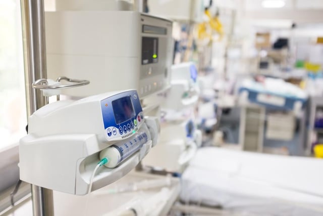 Northumbria Healthcare NHS foundation trust had a daily average of 43 Covid patients in hospital and 12 in mechanical ventilator beds, meaning an average of 27% of patients were on ventilators.