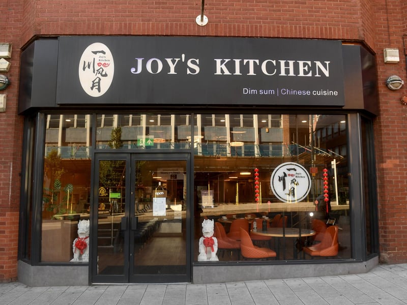 Joy’s Kitchen in Vicar Lane has a 4.2* rating from 41 reviews. A Tripadvisor reviewer said: “We have visited three times now and on each occasion we have very much enjoyed the food and service. We like the salt and pepper ribs and salt and pepper wings. Their crispy beef is the best I’ve tasted and the presentation is beautiful. Service has always been polite, warm and prompt. I would recommend.”