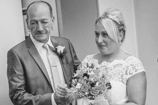 Laura Thompson said: "My first Father's Day without my Dad, who sadly passed away in March."