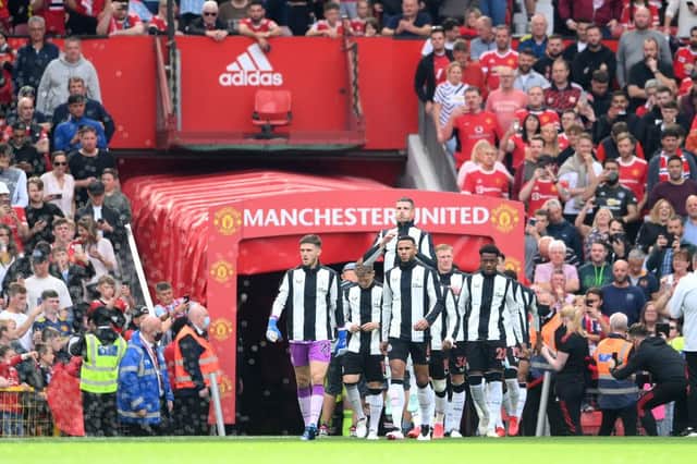 Newcastle United lost 4-1 against Manchester United at Old Trafford. (Photo by Laurence Griffiths/Getty Images)