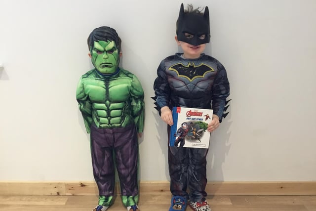 Children dressed up as characters from their favourite books