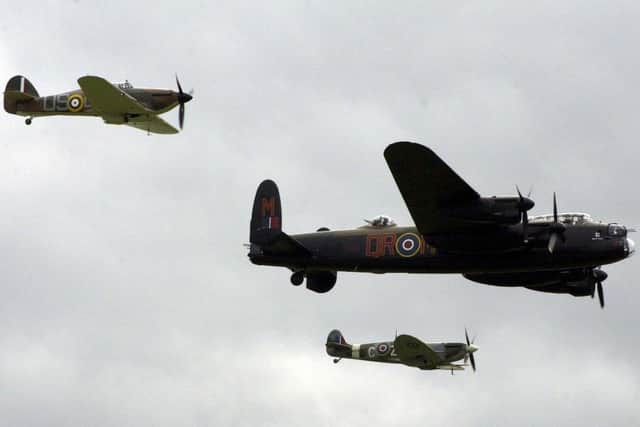 The Battle of Britain memorial flight is set to hit the skies of South Yorkshire this weekend. Picture: Chris Lawton