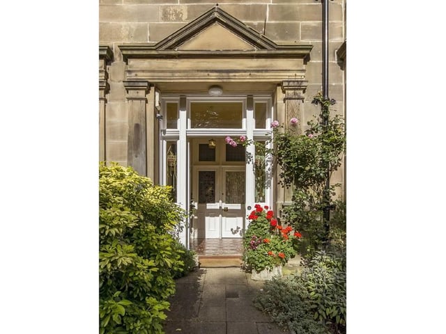 Front door.