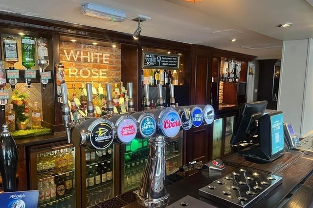 There are a range of fine ales and spirits available.