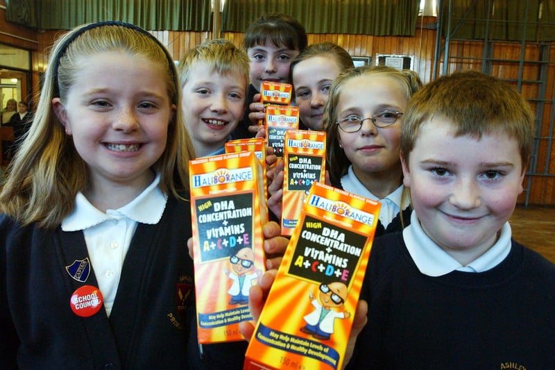 These Ashley Primary students took part in a survey 17 years ago and it was all about fish oil. Who can tell us more?