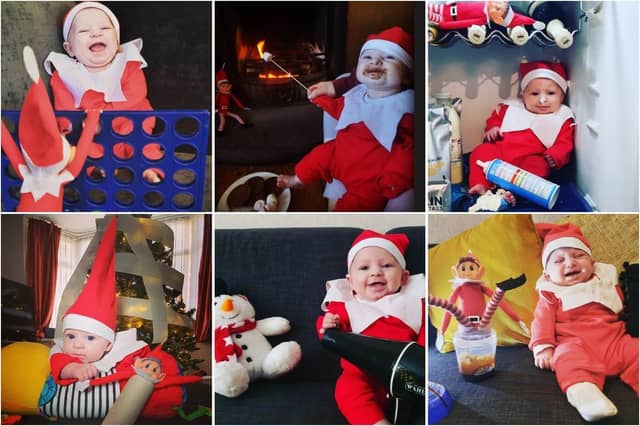The daily Elf scenes have been a big hit with friends and family