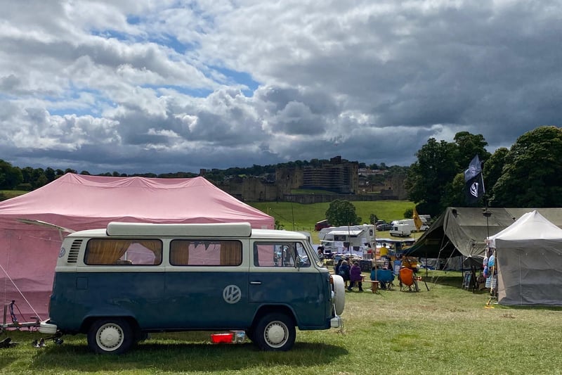 Hundreds of VW camper vans landed in the Pastures, with Alnwick Castle as a backdrop, for Mighty Dub Fest this weekend (Friday, July 30, to Sunday, August 1).