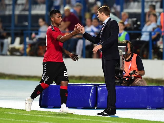 Alfredo Morelos got off the European mark against NK Osijek on July 26, 2018