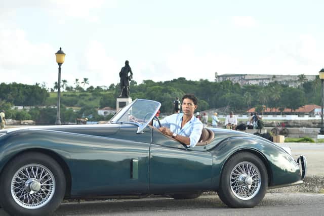 Carlos Acosta CBE in his car in Havana. Credit Eduardo Lara