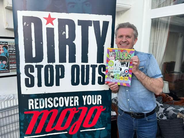 Neil Anderson with the new Dirty Stop Out’s Guide to 1960s Sheffield