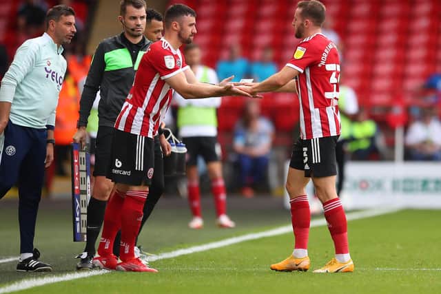 Sheffield United's players currently wear kit by Adidas in all of their games: Simon Bellis / Sportimage