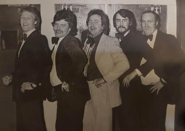 Doorstaff and management of Chesterfield's Adam and Eve nightclub in 1979. Who do you recognise on it?