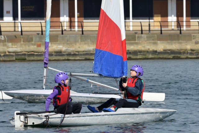 Youngsters taking part in a sailing session at Hartlepool Marina. Were you pictured on the water in 2015?