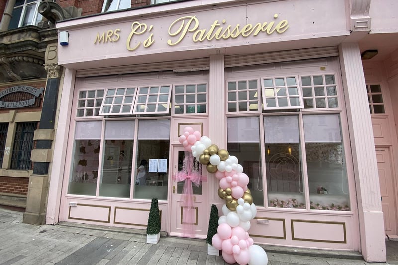 C's Patisserie, in Church Street, Hartlepool, said it with balloons as it prepared to welcome back customers for the first time this year.