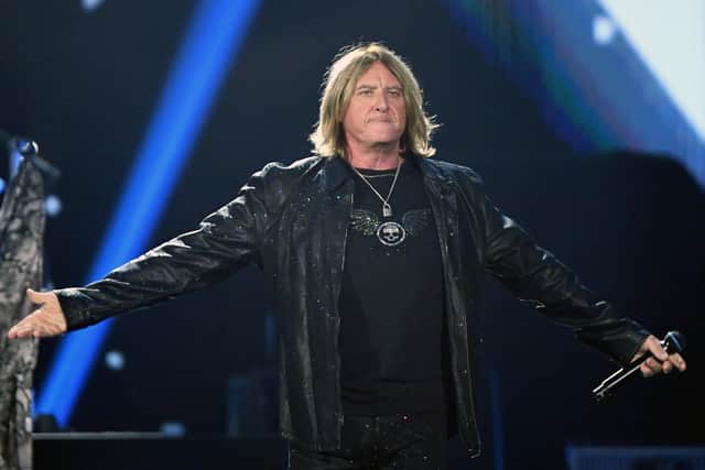 Def Leppard singer Joe Elliott says he is relieved he can prepare for the band's homecoming gig at Sheffield United's Bramall Lane stadium on Monday, May 22, secure in the knowledge that the Blades have already sealed automatic promotion to the Premier League and will not have to compete in the play-offs. Photo: Ethan Miller/Getty Images