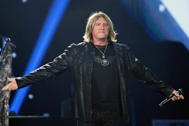 Def Leppard singer Joe Elliott says he is relieved he can prepare for the band's homecoming gig at Sheffield United's Bramall Lane stadium on Monday, May 22, secure in the knowledge that the Blades have already sealed automatic promotion to the Premier League and will not have to compete in the play-offs. Photo: Ethan Miller/Getty Images