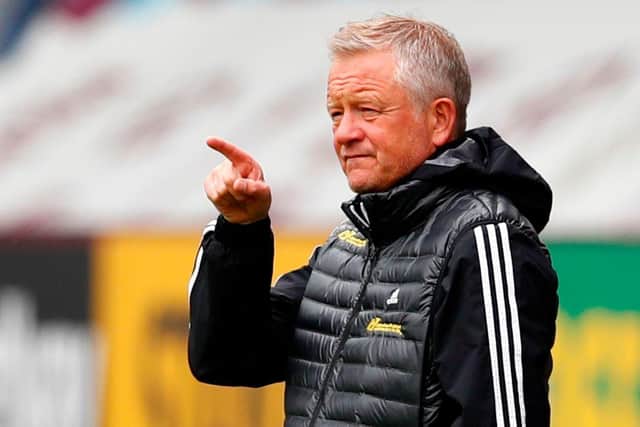 Like Billy Sharp, manager Chris Wilder is a lifelong Sheffield United supporter: CLIVE BRUNSKILL/POOL/AFP via Getty Images