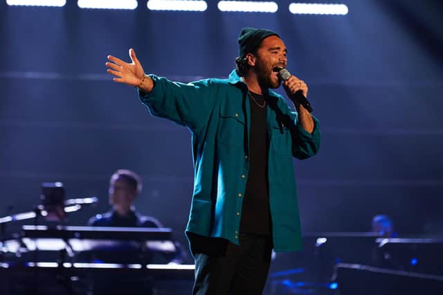 Matt Croke performs. Picture: ITV