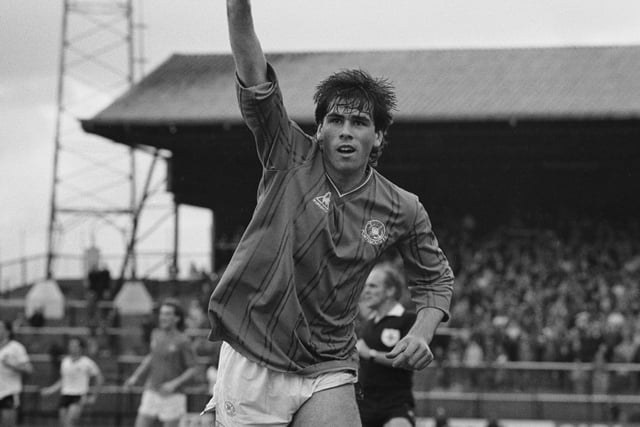 The midfielder was a fans favourite during his three year stay at Pompey where he made 139 appearances scoring 38 goals. The hot prospect played for Manchester United and Nottingham Forest following his Fratton Park departure. After his move away from playing, the 58-year-old became a postman, a columnist for the Observer and made regular appearances as a pundit on The Score Television Network in Canada. (Photo by Robinson/Daily Express/Hulton Archive/Getty Images)