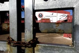 The gates remained locked at Bramall Lane on what would have been matchday. Pic: Chris Holt