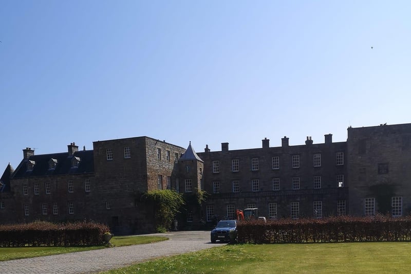 Davina Thomson took this picture of a sunny West Wemyss Castle.