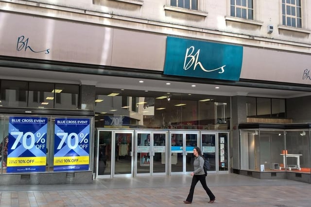 BHS on The Moor closed in summer 2016. Former owner Sir Philip Green famously sold the chain - which employed 11,000 - for £1 in 2015.