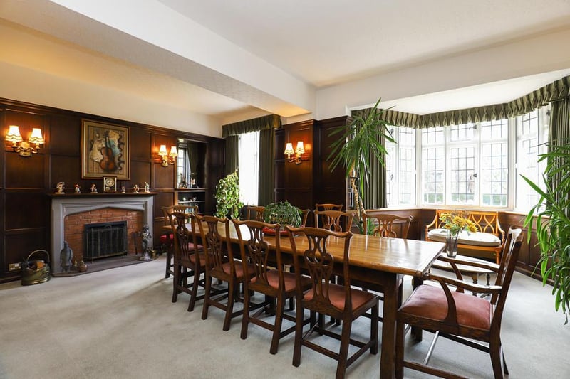 One of the property's highlights is the "tremendous dining room with fireplace feature".