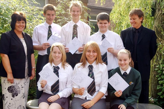 These 16-year-olds passed A levels at Manor School in 2004. Have you spotted anyone you know?