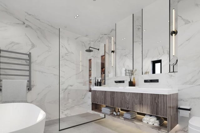 If having a nice looking bathroom is something you need in a house, then look no further. These certainly look 'luxury'.