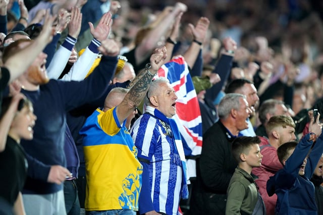 Sharon Nutt said: "An Owl fan as far back as I can remember. Blue and white blood runs through our family. Best team in Sheffield."
Picture: Joe Giddens/PA Wire.