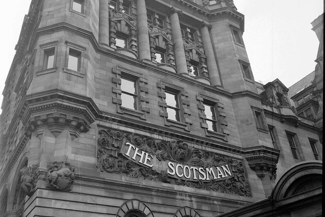 The Scotsman office pictured from North Bridge in April 1960.
