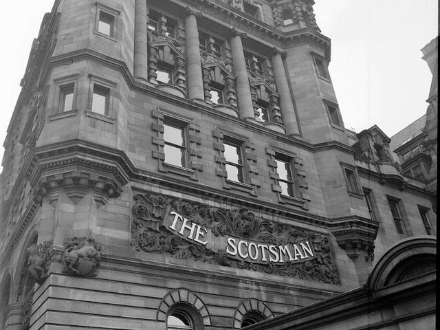 The Scotsman office pictured from North Bridge in April 1960.