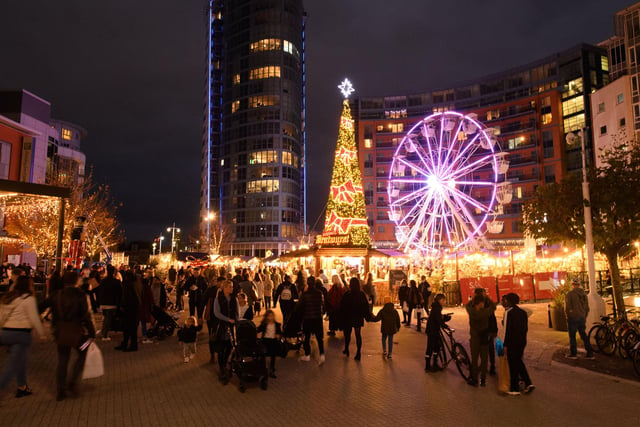 Here is what a trip to Gunwharf Quays' Christmas village looks like. Picture: Keith Woodland (131121-44)