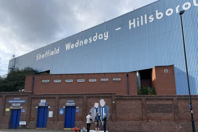 Plenty of fans noticed it when driving past on Penistone Road.