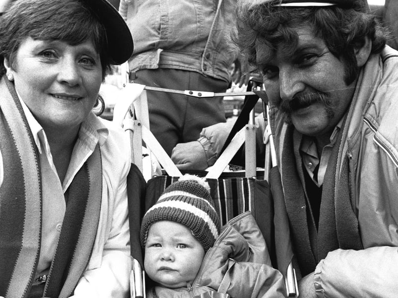 Was this the club's youngest fan out celebrating the win? Do you recognise this little face?