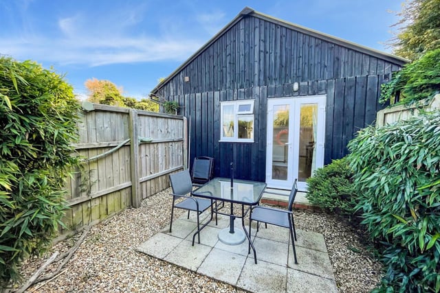 This four bedroom converted barn in Totland Bay, Isle of Wight, is on the market for £1.1m. It is listed by Fine and Country.