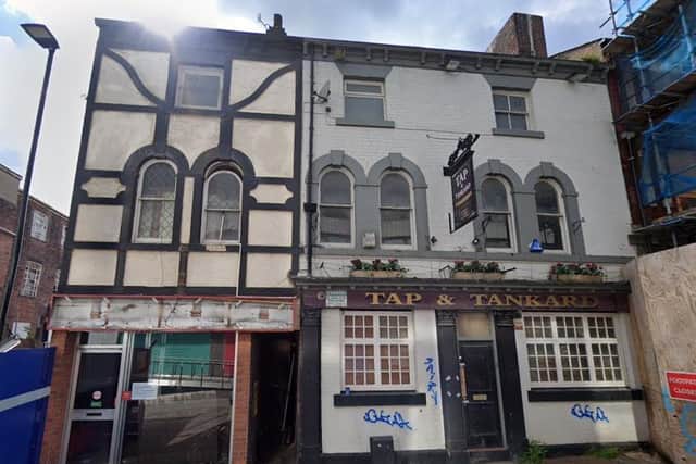 Sheffield Council officers have recommended approval of plans to demolish the former Tap & Tankard and Chubby's site which has historic links to Leah's Yard and Litter Mesters. Credit: Google Maps