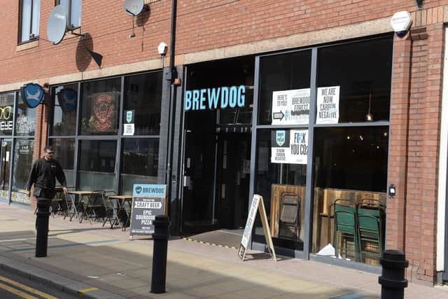 BrewDog on Division Street in Sheffield city centre.