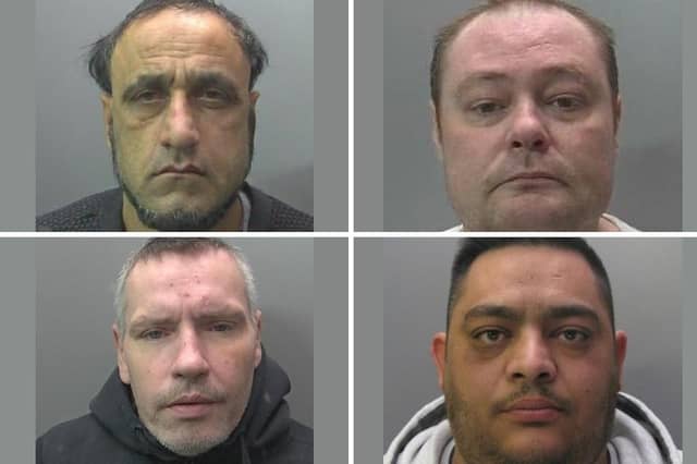 These are the faces of some of the criminals jailed for serious crimes in October (Photo: Cambridgeshire Constabulary)