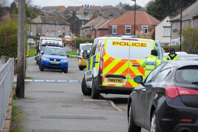The victim was found with serious injuries on South Road in High Green.