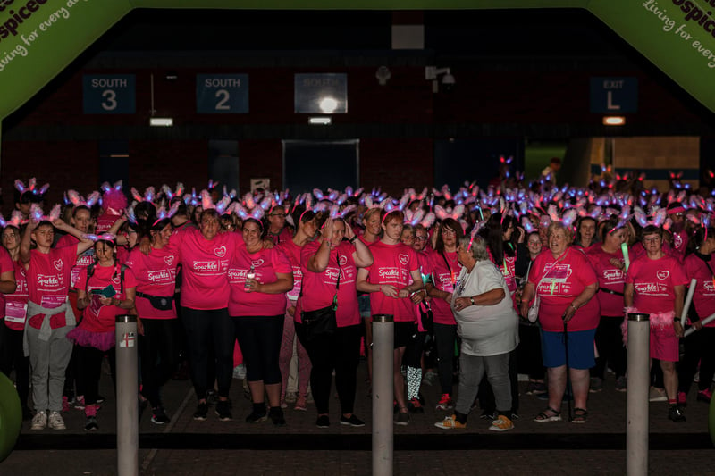 This year's Sparkle Walk attracted 1,600 participants.
